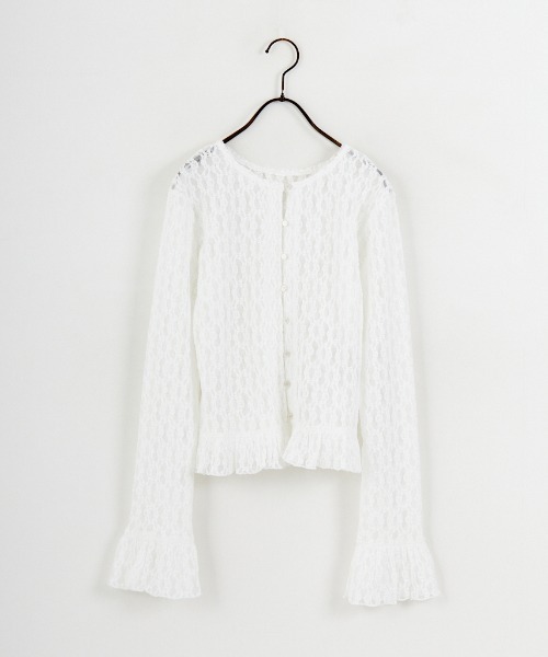JEANS FACTORY （ジーンズファクトリー）の「[nenom/ネノム] マルチWAY レース ペプラム カーディガン（カーディガン/ボレロ・レディース・ブラウン/ブラック/オフホワイト・F）」の20枚目の写真