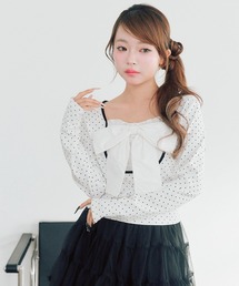 OLIVE des OLIVE | Bloom Ribbon TOPS(Tシャツ/カットソー)