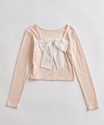 OLIVE des OLIVE | Bloom Ribbon TOPS(Tシャツ/カットソー)