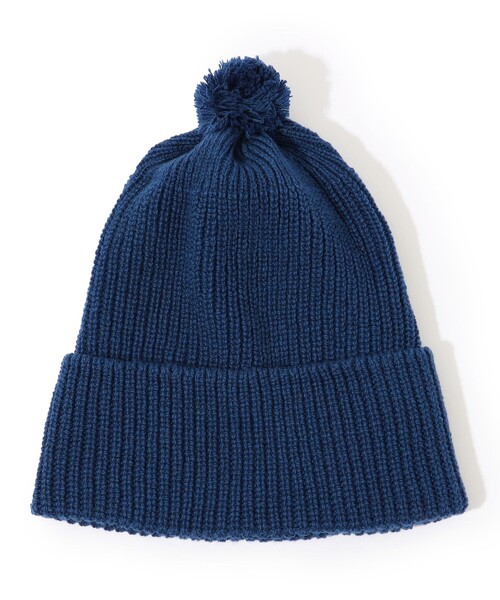 TOMORROWLAND (トゥモローランド)の「HIGHLAND2000 HC BOB CAP WITH POMPOM カシミヤニットキャップ(ニットキャップ/ビーニー・メンズ・ブラック/ブルー/キャメル/グリーン/オレンジ・FREE)」の1枚目の写真