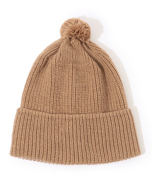 TOMORROWLAND (トゥモローランド)の「HIGHLAND2000 HC BOB CAP WITH POMPOM カシミヤニットキャップ(ニットキャップ/ビーニー・メンズ・ブラック/ブルー/キャメル/グリーン/オレンジ・FREE)」の8枚目の写真