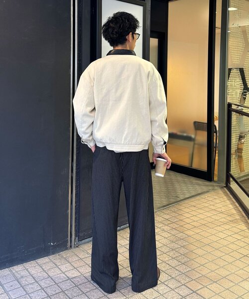 CIAOPANIC(チャオパニック)の「ベルト付きピンストライプスタッズワイドスラックス(その他パンツ・メンズ・ネイビー/グレー/ブラック・MEDIUM/LARGE)」の16枚目の写真