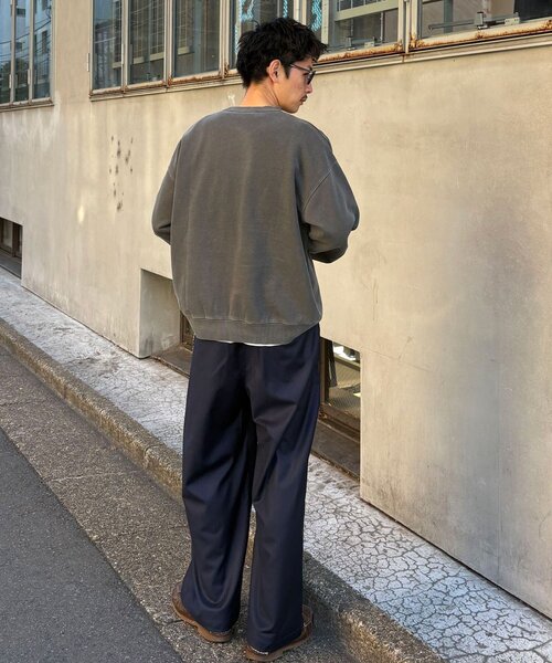 CIAOPANIC(チャオパニック)の「ベルト付きピンストライプスタッズワイドスラックス(その他パンツ・メンズ・ネイビー/グレー/ブラック・MEDIUM/LARGE)」の9枚目の写真