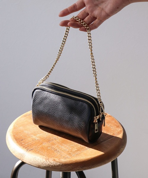 MILLELA牛床革ミニショルダー