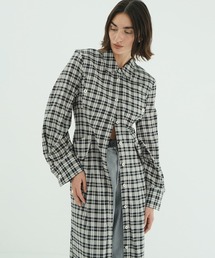 CLANE｜クラネ（レディース）のシャツワンピース（チェック柄）通販