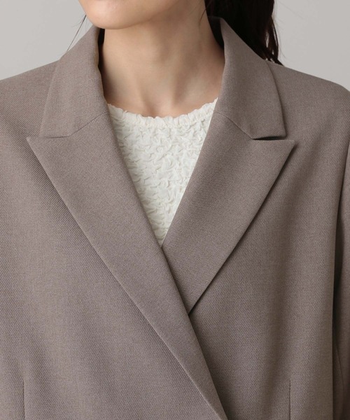 GLOBAL WORK（グローバルワーク）の「MATINEE LINE/ライトミックス/ワイドジャケット/624979（テーラードジャケット・レディース・モカ/ダークブルー/ライトグレー・LARGE/SMALL/MEDIUM）」の21枚目の写真