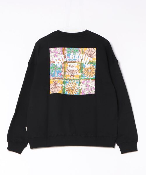 BILLABONG（ビラボン）の「BILLABONG ウィメンズ SQUARE LOGO BOY FIT トレーナー 【2026年春夏モデル】/ビラボンバックプリントスウェットトレーナー（スウェット・レディース・ブラック/オレンジ系その他/ターコイズブルー/ホワイト・MEDIUM）」の5枚目の写真