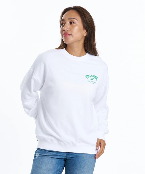 BILLABONG（ビラボン）の「BILLABONG ウィメンズ SQUARE LOGO BOY FIT トレーナー 【2026年春夏モデル】/ビラボンバックプリントスウェットトレーナー（スウェット・レディース・ブラック/オレンジ系その他/ターコイズブルー/ホワイト・MEDIUM）」の7枚目の写真