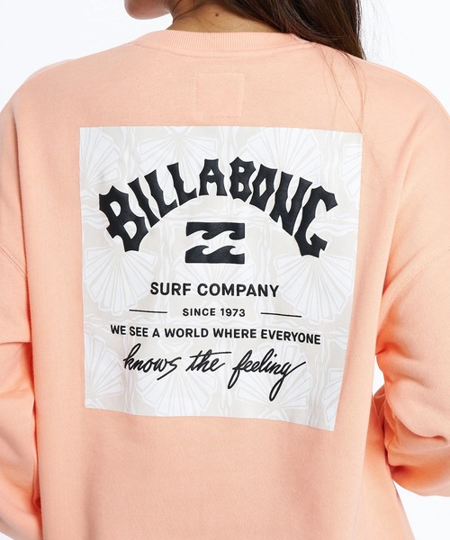 BILLABONG（ビラボン）の「BILLABONG ウィメンズ SQUARE LOGO BOY FIT トレーナー 【2026年春夏モデル】/ビラボンバックプリントスウェットトレーナー（スウェット・レディース・ブラック/オレンジ系その他/ターコイズブルー/ホワイト・MEDIUM）」の16枚目の写真