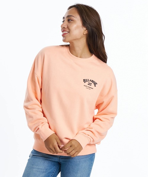 BILLABONG（ビラボン）の「BILLABONG ウィメンズ SQUARE LOGO BOY FIT トレーナー 【2026年春夏モデル】/ビラボンバックプリントスウェットトレーナー（スウェット・レディース・ブラック/オレンジ系その他/ターコイズブルー/ホワイト・MEDIUM）」の17枚目の写真