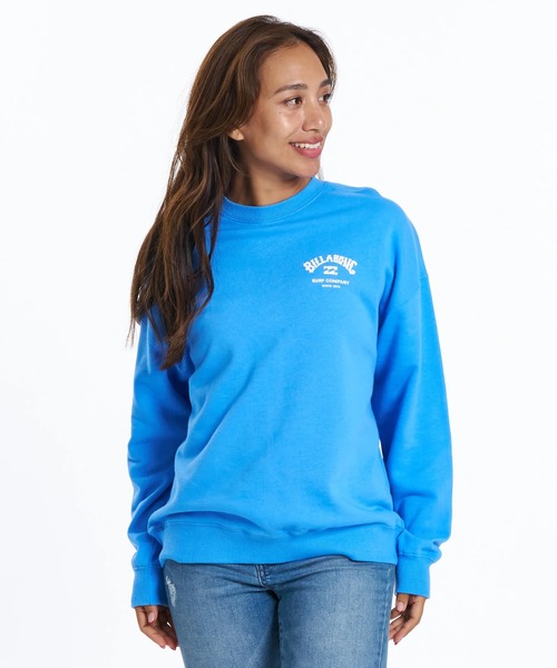 BILLABONG（ビラボン）の「BILLABONG ウィメンズ SQUARE LOGO BOY FIT トレーナー 【2026年春夏モデル】/ビラボンバックプリントスウェットトレーナー（スウェット・レディース・ブラック/オレンジ系その他/ターコイズブルー/ホワイト・MEDIUM）」の15枚目の写真