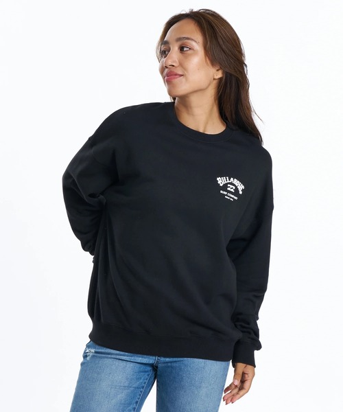 BILLABONG（ビラボン）の「BILLABONG ウィメンズ SQUARE LOGO BOY FIT トレーナー 【2026年春夏モデル】/ビラボンバックプリントスウェットトレーナー（スウェット・レディース・ブラック/オレンジ系その他/ターコイズブルー/ホワイト・MEDIUM）」の13枚目の写真