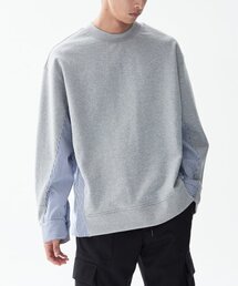 INTERSECTION（インターセッション）の「シャツパネルスウェットシャツ [グレー]（スウェット）」