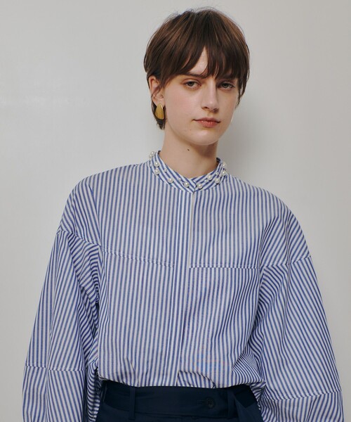allureville(アルアバイル)の「パールカラーロンストコクーンブラウス(シャツ/ブラウス・レディース・ブルー系その他・2)」の18枚目の写真