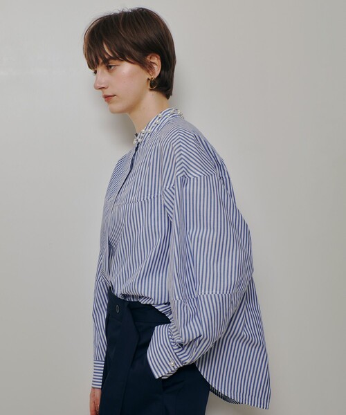 allureville(アルアバイル)の「パールカラーロンストコクーンブラウス(シャツ/ブラウス・レディース・ブルー系その他・2)」の17枚目の写真