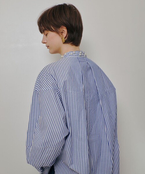 allureville(アルアバイル)の「パールカラーロンストコクーンブラウス(シャツ/ブラウス・レディース・ブルー系その他・2)」の16枚目の写真