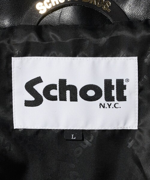 schott（ショット）の「【別注】＜Schott＞カーコート（その他アウター・メンズ・ブラック・L/M）」の9枚目の写真