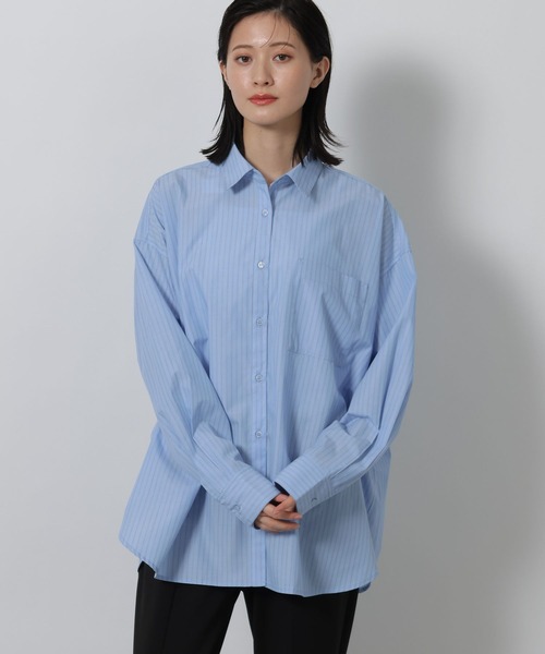 LAKOLE（ラコレ）の「ルーズシルエットアソートシャツ / 642800（シャツ/ブラウス・レディース・ホワイト/ブルー系その他/グリーン系その他/ピンク系その他/サックスブルー・FREE）」の4枚目の写真