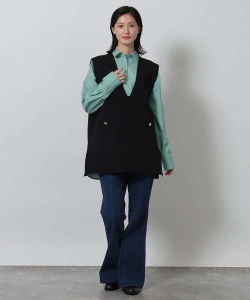 LAKOLE（ラコレ）の「ルーズシルエットアソートシャツ / 642800（シャツ/ブラウス・レディース・ホワイト/ブルー系その他/グリーン系その他/ピンク系その他/サックスブルー・FREE）」の8枚目の写真