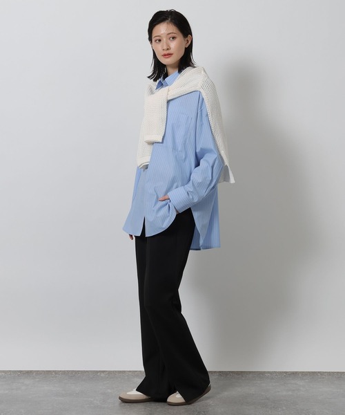 LAKOLE（ラコレ）の「ルーズシルエットアソートシャツ / 642800（シャツ/ブラウス・レディース・ホワイト/ブルー系その他/グリーン系その他/ピンク系その他/サックスブルー・FREE）」の17枚目の写真