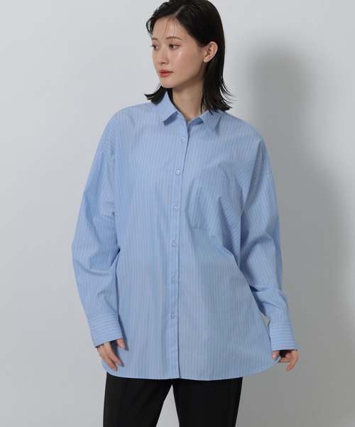 LAKOLE（ラコレ）の「ルーズシルエットアソートシャツ / 642800（シャツ/ブラウス・レディース・ホワイト/ブルー系その他/グリーン系その他/ピンク系その他/サックスブルー・FREE）」の18枚目の写真