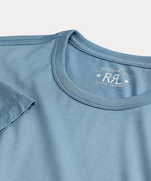 RRL* ガーメントダイド クルーネック Tシャツ サイズL ダブルアールエル ガーメントダイド クルーネック Tシャツ（Tシャツ/カットソー）｜RRL