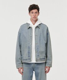 ERRORS EXCEPTED（エラーズエクスペクティド）の「JK012 プリーツデニムジャケット (ウォッシュドブルー)（デニムジャケット）」