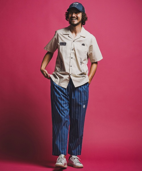 seventy seven(セブンティセブン)の「mhs2492-open collar S-S shirt (26S) 半袖シャツ(7726S330)(シャツ/ブラウス・メンズ・ベージュ/ホワイト/ブラック・XL/L/M/S)」の18枚目の写真