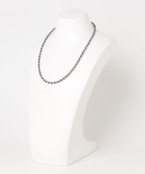 ERICKA NICOLAS BEGAY(エリッカ ニコラス ビゲイ)の「【ERICKA NICOLAS BEGAY】 NAVAJO PEARL NECKLACE / 3×5-50(ネックレス・メンズ・シルバー系2/シルバー系1・50㎝)」の7枚目の写真