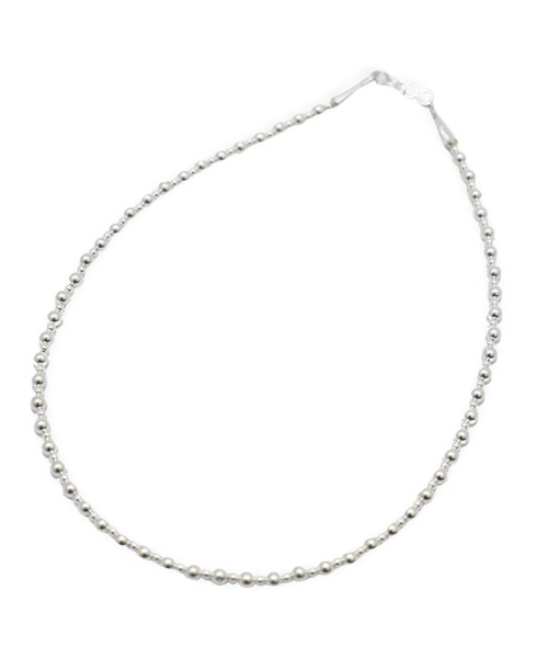 ERICKA NICOLAS BEGAY(エリッカ ニコラス ビゲイ)の「【ERICKA NICOLAS BEGAY】 NAVAJO PEARL NECKLACE / 3×5-50(ネックレス・メンズ・シルバー系2/シルバー系1・50㎝)」の4枚目の写真