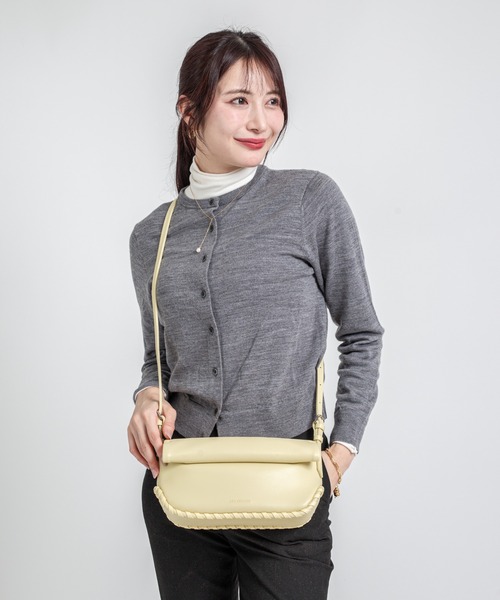 ADD CULUMN（アドカラム）の「【ADD CULUMN/アドカラム】ショルダーバッグ 　ROLLA OBLONG S STITCH（ショルダーバッグ・レディース・ブラック/アイボリー/ライトイエロー・FREE）」の20枚目の写真