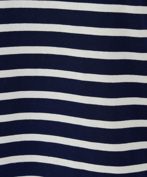 ONIGIRI（オニギリ）の「ハンドステッチ風 ボーダーロンT（Tシャツ/カットソー・レディース・ネイビー/アイボリー・FREE）」の20枚目の写真