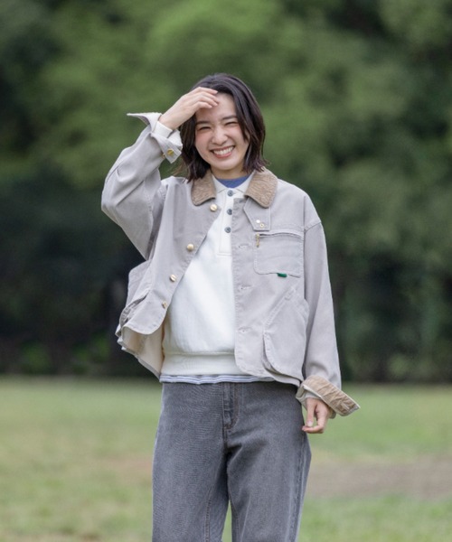 L.L.Bean（エルエルビーン）の「【JAPAN EDITION】プロスペクト・ハーバー・フィールド・コート（その他アウター・レディース・グレイッシュベージュ/インディゴブルー/タン/ピンク・MEDIUM）」の14枚目の写真