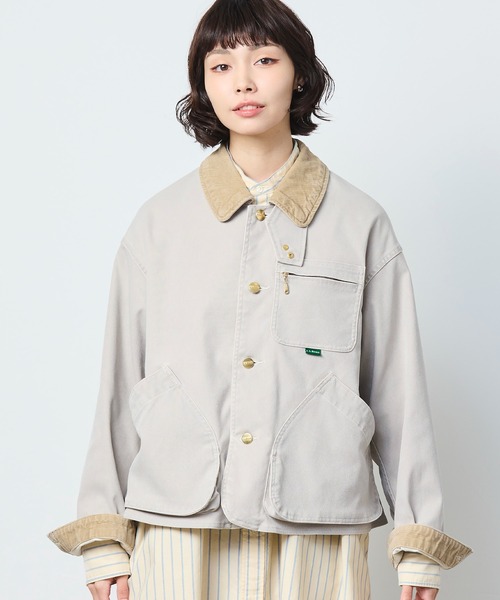 L.L.Bean（エルエルビーン）の「【JAPAN EDITION】プロスペクト・ハーバー・フィールド・コート（その他アウター・レディース・グレイッシュベージュ/インディゴブルー/タン/ピンク・MEDIUM）」の19枚目の写真
