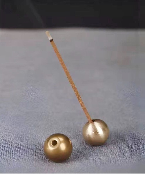 Port（ポート）の「【 Port / ポート 】 オーバルメタルインセンスホルダー / お香立て #（ルームフレグランス/お香・レディース・シルバー/ブラウン・FREE）」の3枚目の写真