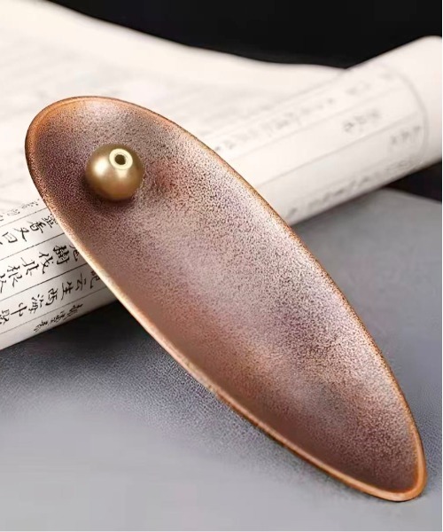 Port（ポート）の「【 Port / ポート 】 オーバルメタルインセンスホルダー / お香立て #（ルームフレグランス/お香・レディース・シルバー/ブラウン・FREE）」の4枚目の写真