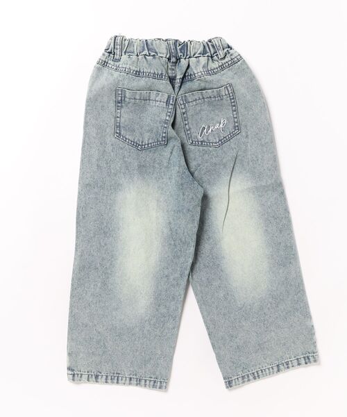 ANAP kids（アナップキッズ）の「メッセージロゴクラッシュデニムワイドパンツ（その他パンツ・キッズ・ブラック/ブルー・130/120/110）」の7枚目の写真