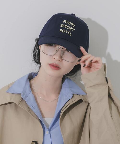 SMELLY（スメリー）の「weatherロゴキャップ（キャップ・レディース・ネイビー/アイボリー/ブルー/チャコールグレー・-）」の3枚目の写真