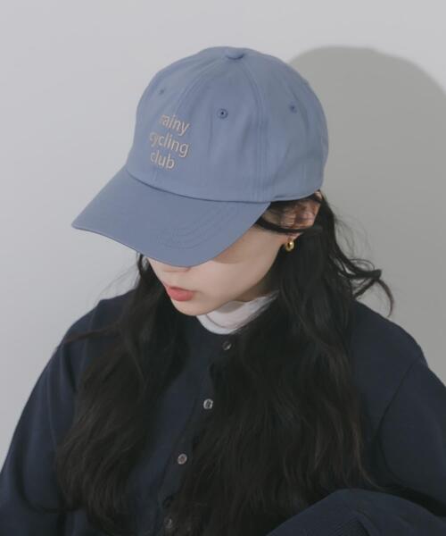 SMELLY（スメリー）の「weatherロゴキャップ（キャップ・レディース・ネイビー/アイボリー/ブルー/チャコールグレー・-）」の4枚目の写真