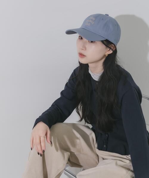 SMELLY（スメリー）の「weatherロゴキャップ（キャップ・レディース・ネイビー/アイボリー/ブルー/チャコールグレー・-）」の14枚目の写真