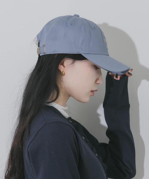 SMELLY（スメリー）の「weatherロゴキャップ（キャップ・レディース・ネイビー/アイボリー/ブルー/チャコールグレー・-）」の15枚目の写真
