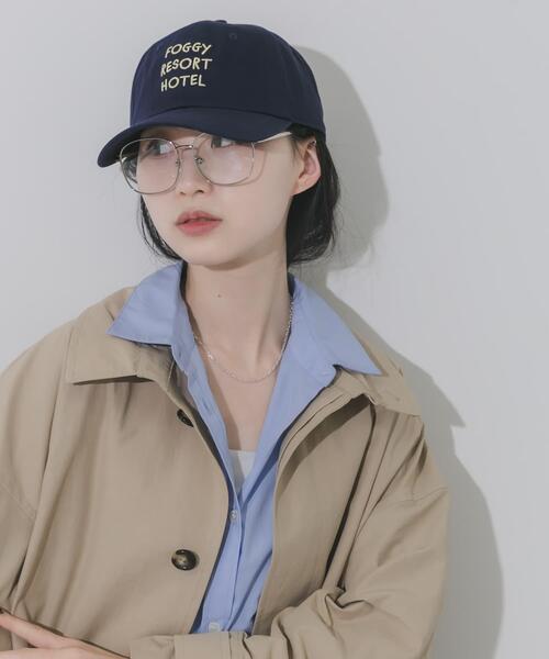 SMELLY（スメリー）の「weatherロゴキャップ（キャップ・レディース・ネイビー/アイボリー/ブルー/チャコールグレー・-）」の21枚目の写真