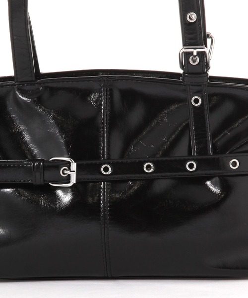 3.3 Field Trip （3.3フィールドトリップ）の「3.3 Field Trip／ベルトデザインバッグ（ショルダーバッグ・レディース・ブラウン/ブラック・FREE）」の7枚目の写真