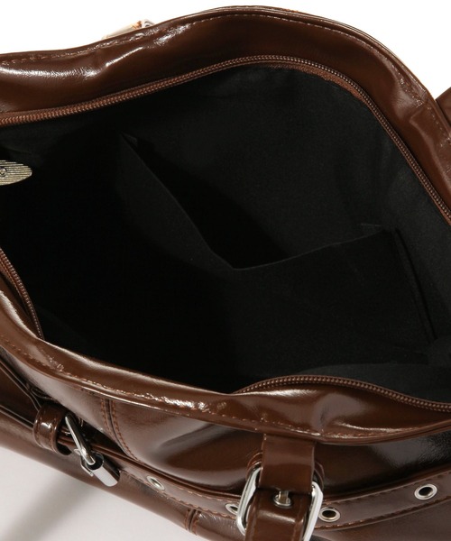 3.3 Field Trip （3.3フィールドトリップ）の「3.3 Field Trip／ベルトデザインバッグ（ショルダーバッグ・レディース・ブラウン/ブラック・FREE）」の4枚目の写真