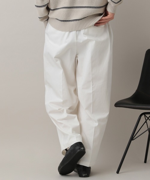 RAGEBLUE（レイジブルー）の「Tuck Chino Easy Wide Slacks/タックチノイージーワイドスラックス（チノパンツ・メンズ・ネイビー/オフホワイト/ベージュ・MEDIUM/LARGE）」の9枚目の写真