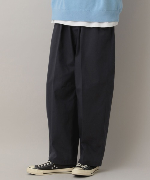 RAGEBLUE（レイジブルー）の「Tuck Chino Easy Wide Slacks/タックチノイージーワイドスラックス（チノパンツ・メンズ・ネイビー/オフホワイト/ベージュ・MEDIUM/LARGE）」の22枚目の写真