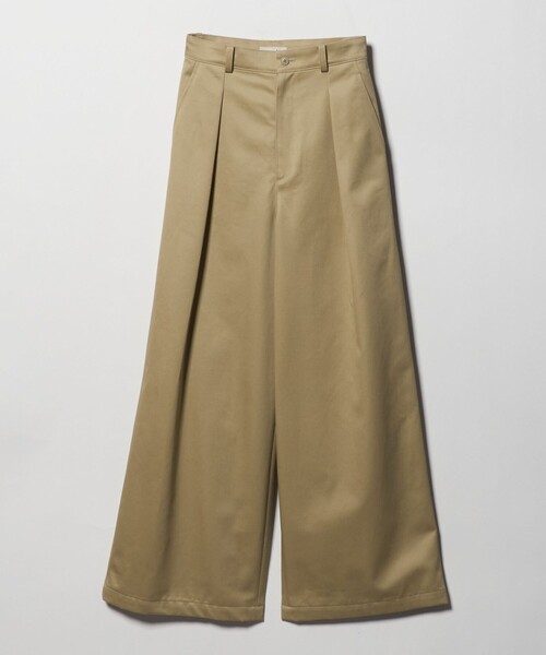 Steven Alan（スティーブンアラン）の「＜Steven Alan＞タック チノ ワイド トラウザー（チノパンツ・レディース・ブラック/ベージュ・L/M/S）」の13枚目の写真