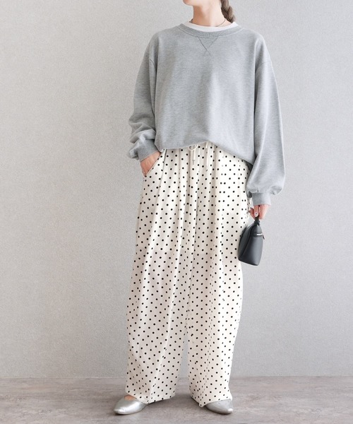 reca（レカ）の「ドットコクーンイージーパンツ（その他パンツ・レディース・オフホワイト/ブラック・FREE）」の21枚目の写真