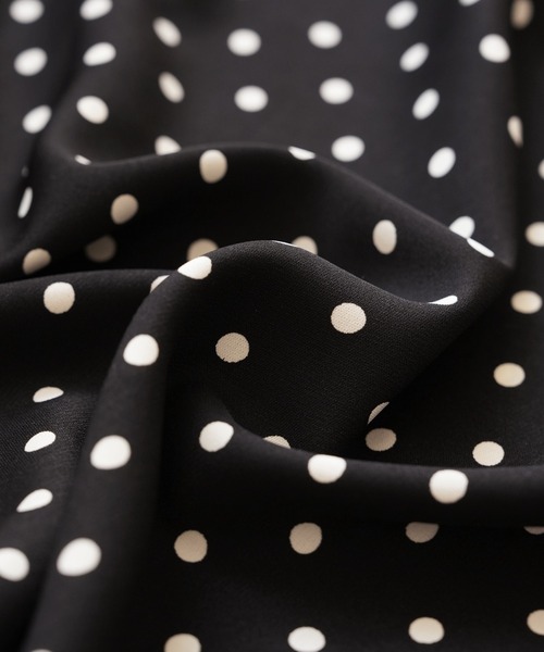 reca（レカ）の「ドットコクーンイージーパンツ（その他パンツ・レディース・オフホワイト/ブラック・FREE）」の10枚目の写真