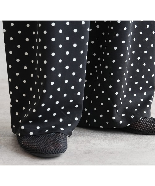 reca（レカ）の「ドットコクーンイージーパンツ（その他パンツ・レディース・オフホワイト/ブラック・FREE）」の15枚目の写真